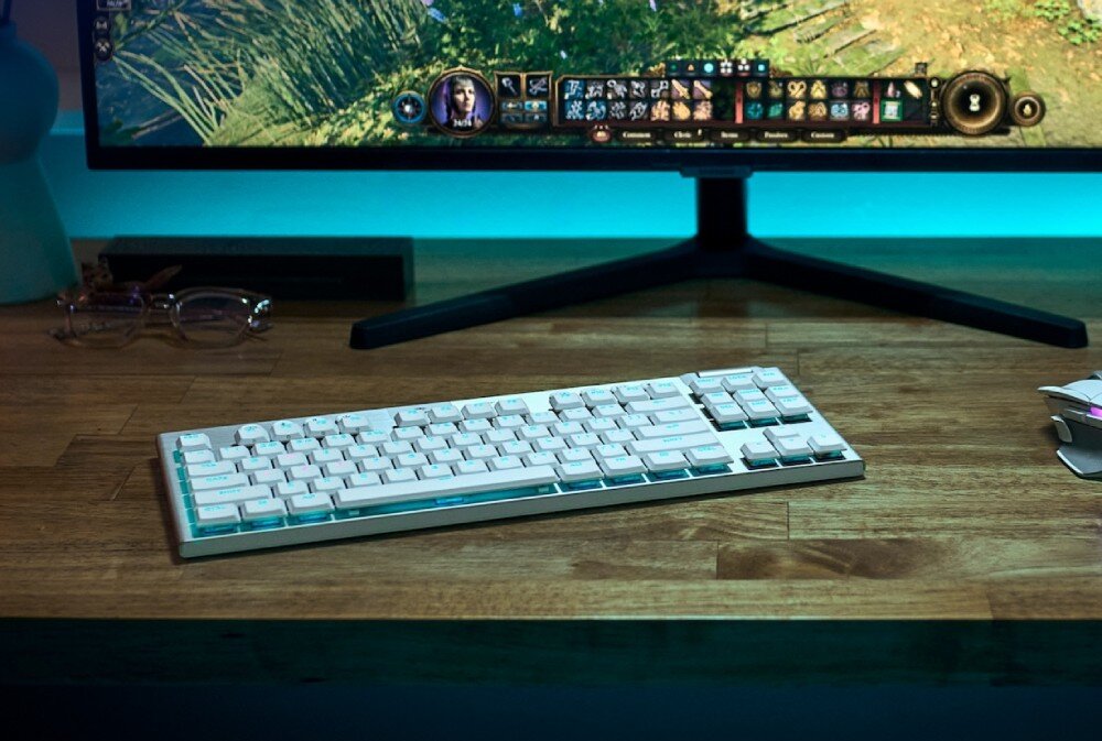 Klawiatura LOGITECH G915 X Lightspeed TKL Biały opis