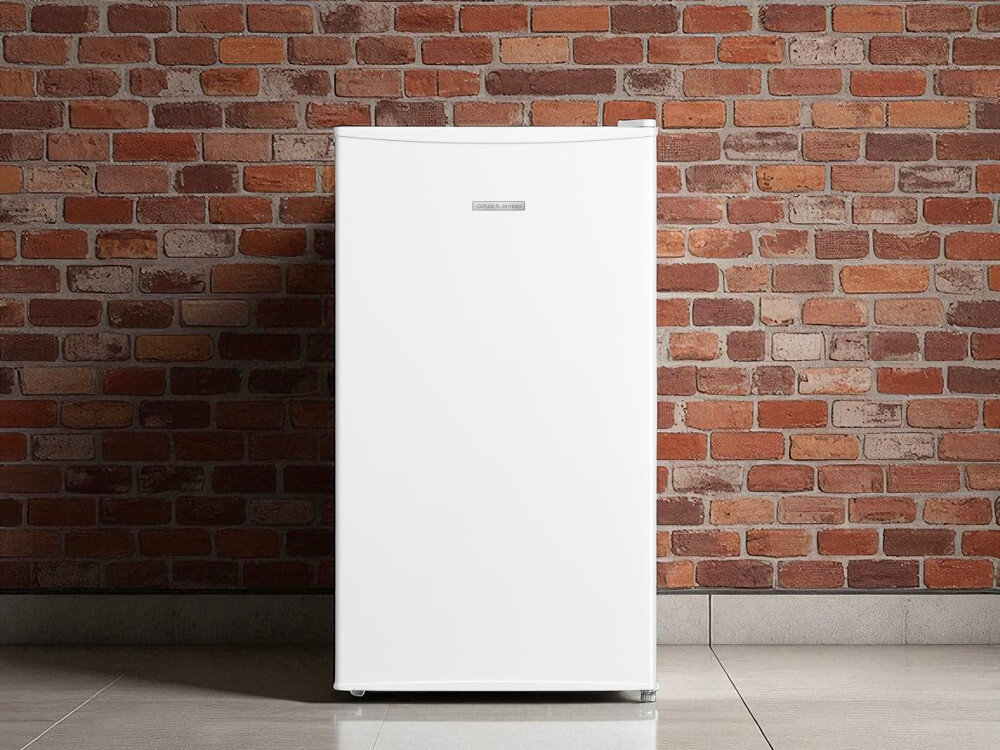 Lodówka GÖTZE & JENSEN RF180 Biała pojemność metalowa półka komora niskich temperatur