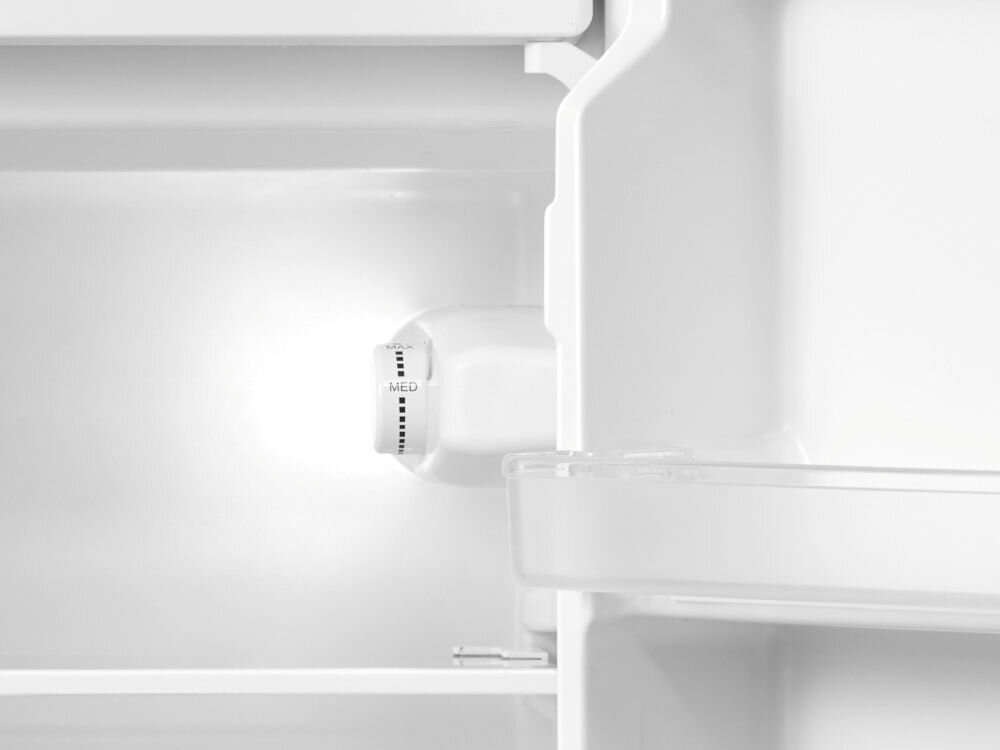 Lodówka GÖTZE & JENSEN RF180 Biała termostat pokrętło