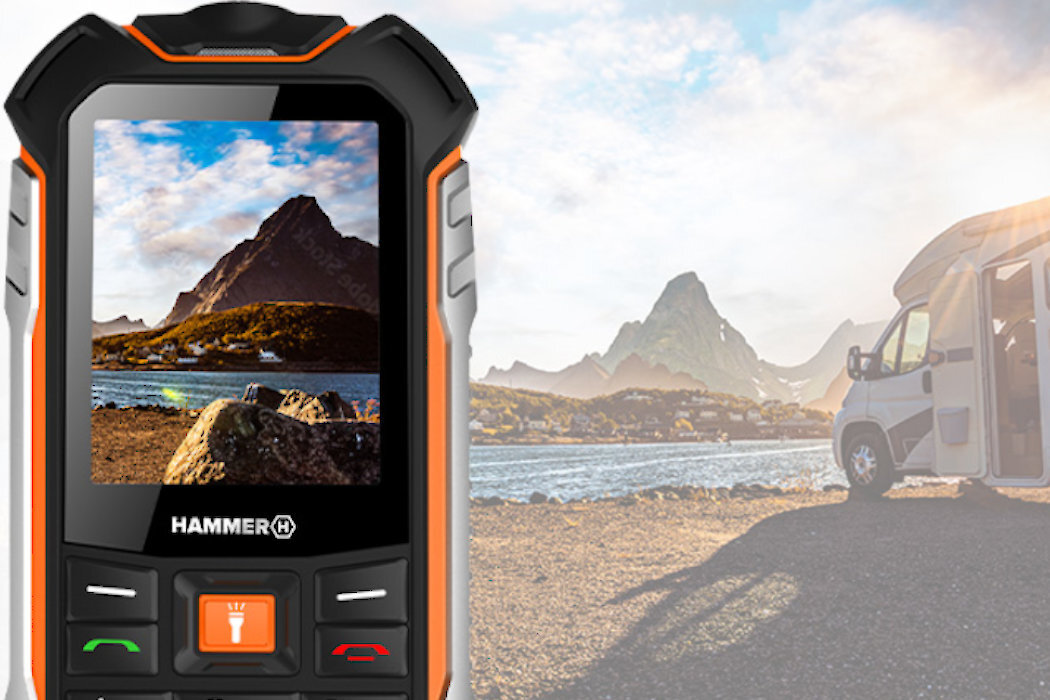 Telefon MYPHONE Hammer Boost LTE Czarny wytrzymałość pamięć funkcje prostota wodoodporność led aparat