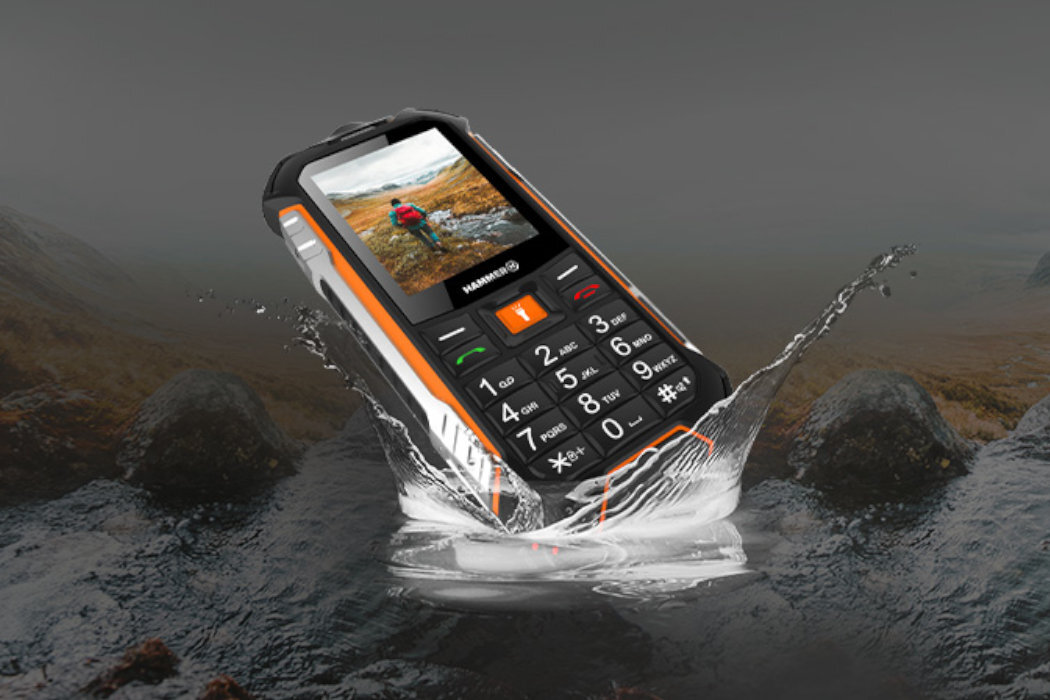 Telefon MYPHONE Hammer Boost LTE Czarny wytrzymałość pamięć funkcje prostota wodoodporność led aparat