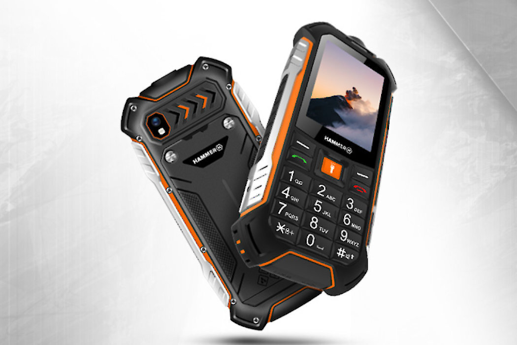 Telefon MYPHONE Hammer Boost LTE Czarny wytrzymałość pamięć funkcje prostota wodoodporność led aparat