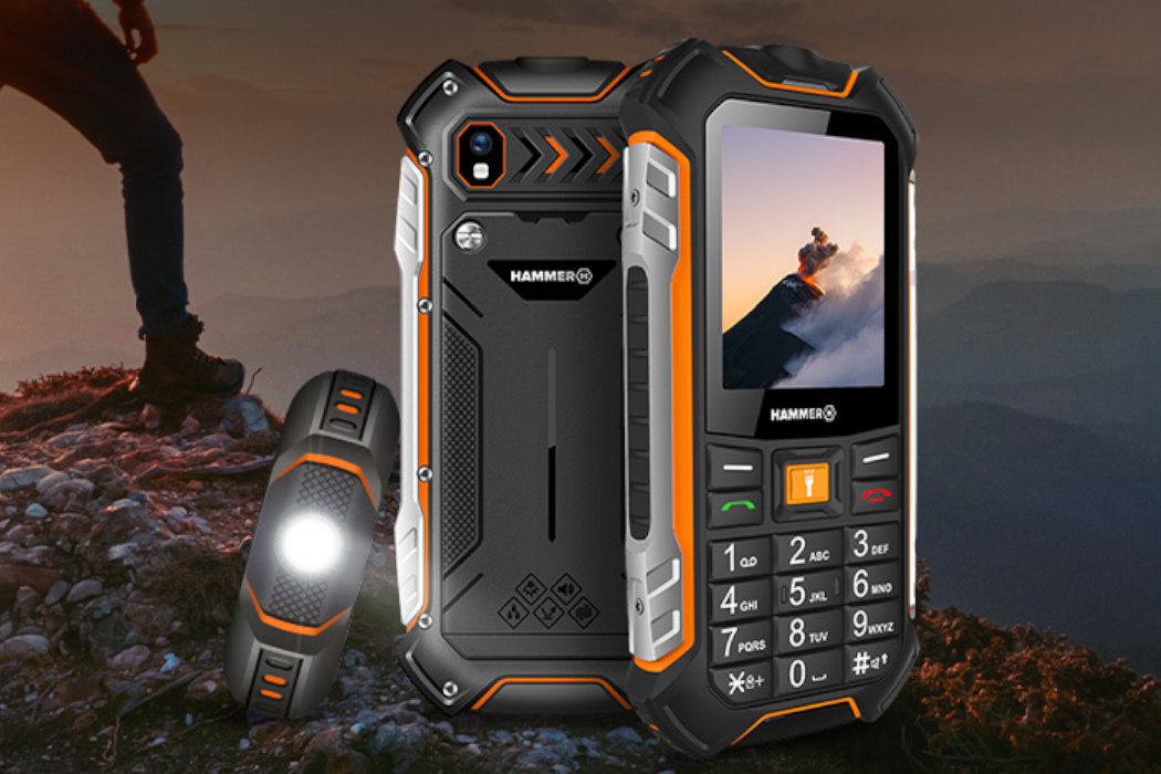 Telefon MYPHONE Hammer Boost LTE Czarny wytrzymałość pamięć funkcje prostota wodoodporność led aparat