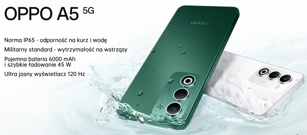 Smartfon OPPO A5M    kv lifestyle początek opisu sekcja nagłówkowa