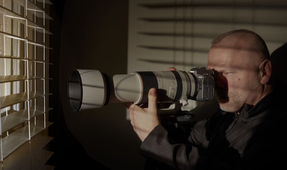 Obiektyw CANON RF 100-500 mm f-4.5-7.1 L IS USM    ogniskowa przysłona ostrość pierścienie optyka soczewki powłoki montaż bagnet światło jasność zoom filtry waga 