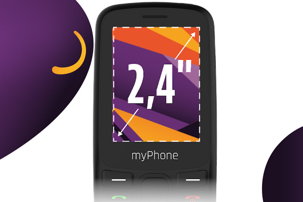 Telefon MYPHONE 6410 LTE Czarny skróty wygoda jakość wytrzymałość pomoc wyposażenie kontakty