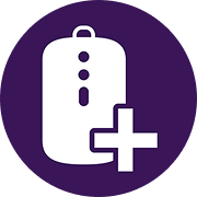 Grafika przedstawiająca silnik laktatora z symbolem plusa.