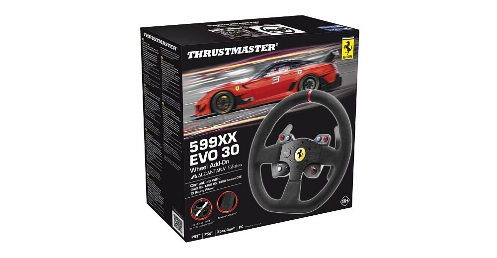 Kierownica THRUSTMASTER Ferrari 599XX EVO 30 Add On Alcantara Edition skręcanie