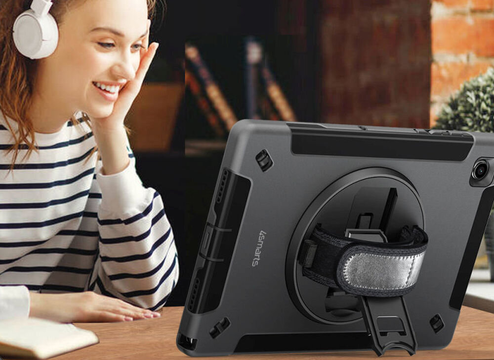 Etui na iPad 4SMARTS Rugged Case Grip wymagających warunkach Wytrzymała konstrukcja iPad Air (6. i 7. generacja) iPad Pro 11 (1.-4. generacja) - etui na stojąco w orientacji poziomej