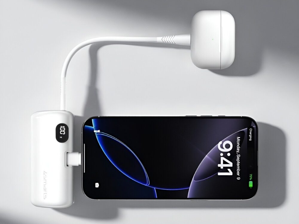 Powerbank 4SMARTS PicoFold 5000mAh
                powerbank ładujący telefon i słuchawki pojemność 5000 mah szybkie ładowanie 22.5 w kompaktowe wymiary