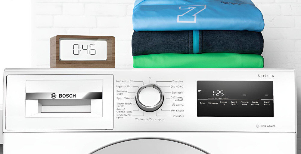 Pralka BOSCH WAN2425SPL szybkie pranie doskonałe Rezultaty