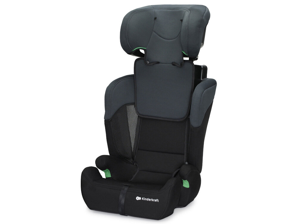 Fotelik samochodowy KINDERKRAFT Comfort Up I-Size 9-36 kg Czarny 7-stopniowa regulacja wysokosci zaglowka miekkie wykonczenie