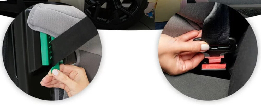 Fotelik samochodowy KINDERKRAFT Comfort Up I-Size 9-36 kg Czarny bardzo prosty montaz odpowiednioprzypiac pasami bezpieczestwa w aucie do jazdy przodem do kierunku jazdy