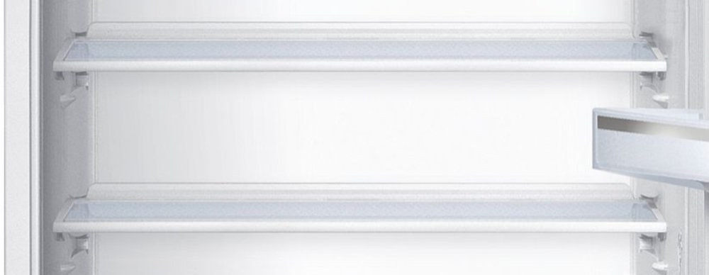Lodówka SIEMENS KI24LV21FF - Półki safetyGlass