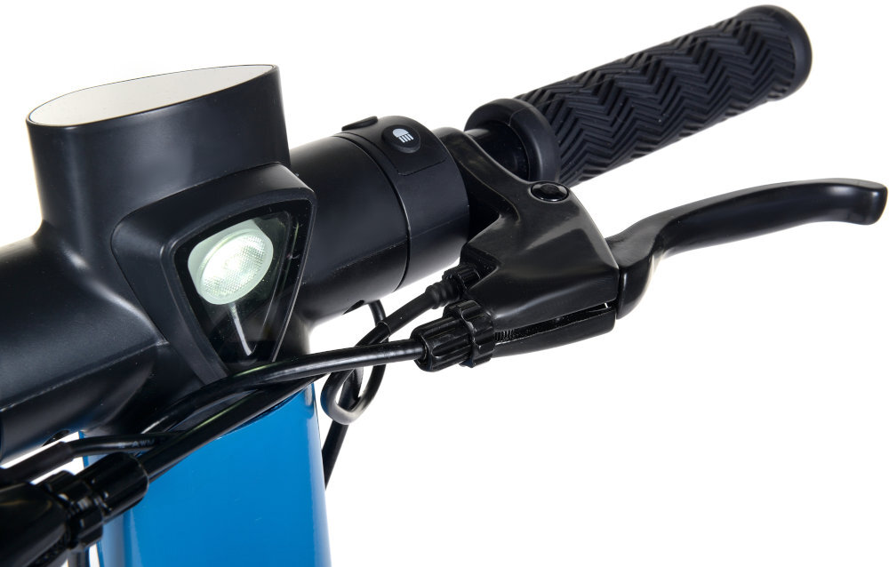 Hulajnoga elektryczna FRUGAL Touring 2.0 czarno-niebieska regulacji kierownicy zakres od podłoża od podestu