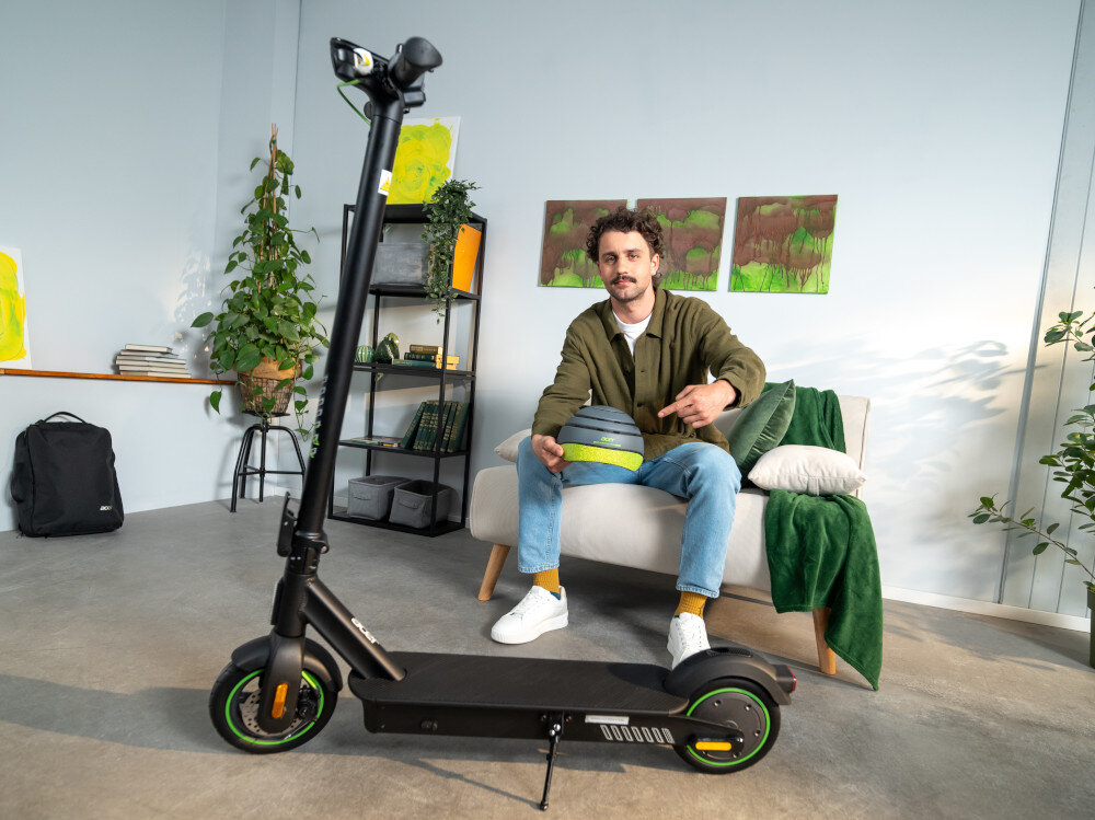 Hulajnoga elektryczna ACER Series 3 Advance 25 km 350 W 8.5 Czarny ekologiczy srodek transportu