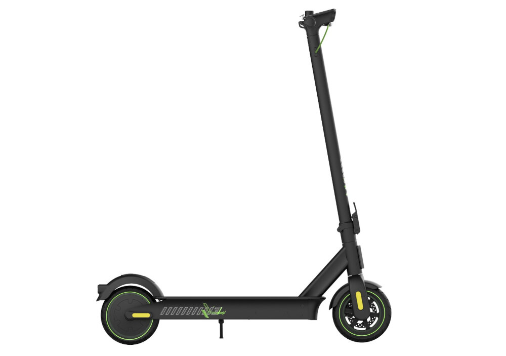 Hulajnoga elektryczna ACER Series 3 Advance 25 km 350 W 8.5 Czarny wygodna bezpieczna klasa wodoodpornosci IPX5 ochrona przed zachlapaniem i lekkim deszczem skladana stopka wytrzymala nozka zamontowana w centralnym punkcie ciezkosci