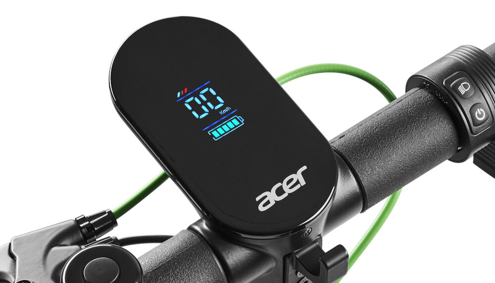 Hulajnoga elektryczna ACER Series 3 Advance 25 km 350 W 8.5 Czarny wyswietlacz LCD czytelny intuicyjny interfejs latwa nawigacja szybkie dostosowanie parametrow