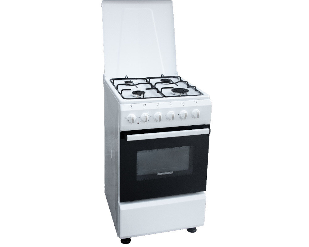 Kuchnia RAVANSON KWGE-K50N funkcje czyszczenie emalia