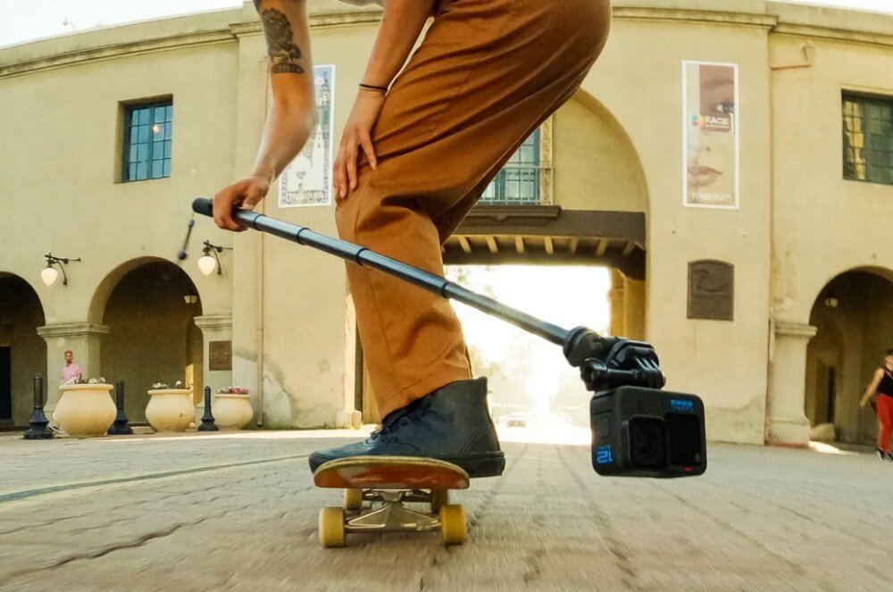 Wysięgnik z pilotem GoPro Hero 12 Extension Pole + Shutter Remote wygląd zastosowanie