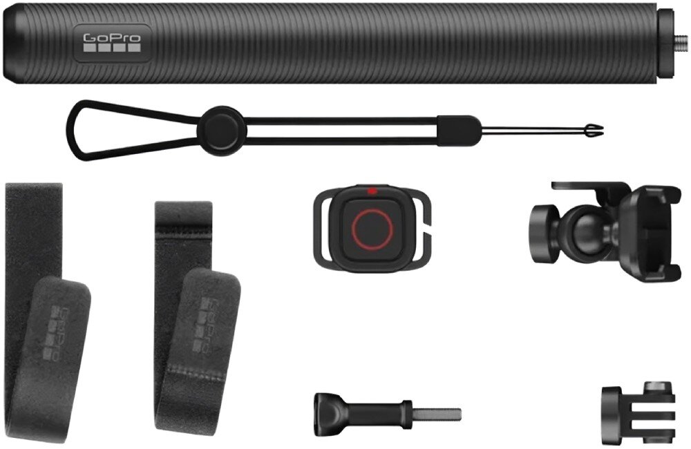Wysięgnik z pilotem GoPro Hero 12 Extension Pole + Shutter Remote zestaw opakowanie