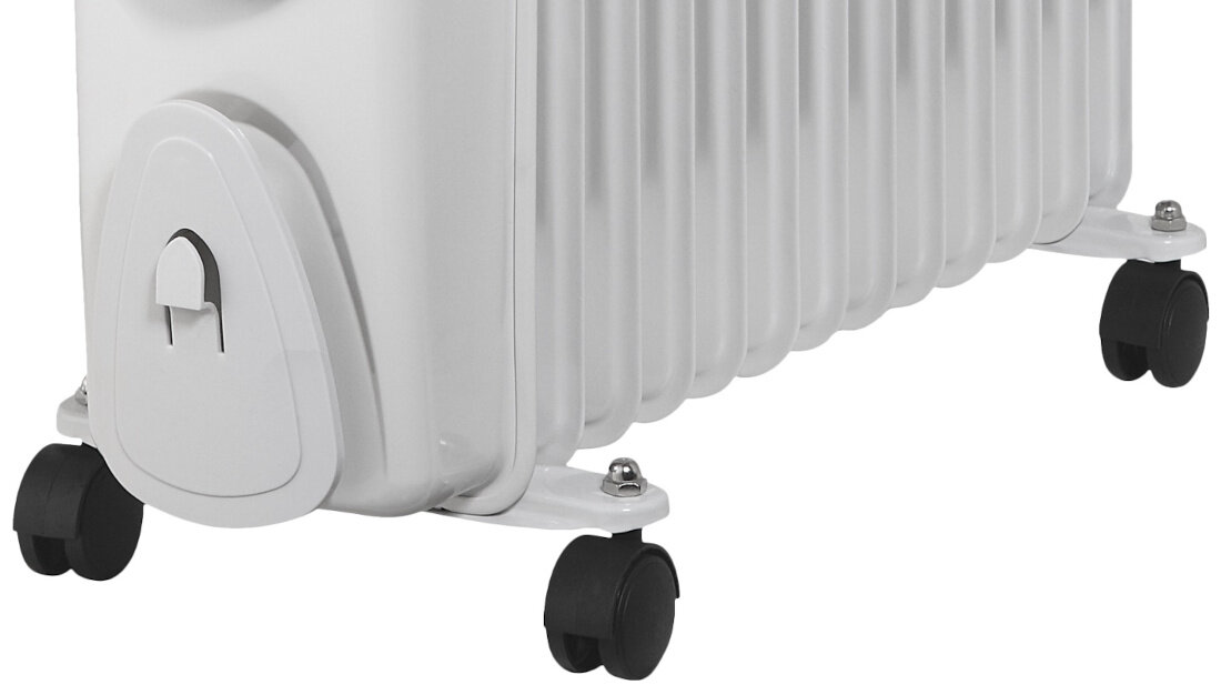 Grzejnik olejowy NOVEEN OH1301 Łatwość przenoszenia przechowywanie kółka uchwyt przenoszenie przestawianie wygoda użytkowanie korzystanie specjalny uchwyt na kabel