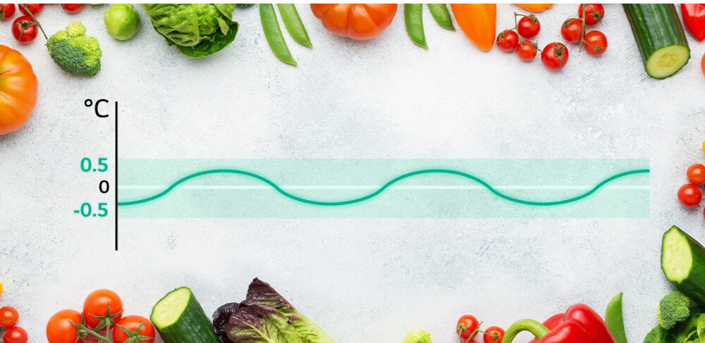 LODÓWKA LG GBV22L0EPY LINEARCooling kontrola temperatury czujniki wahania temperatury zachowanie świeżości