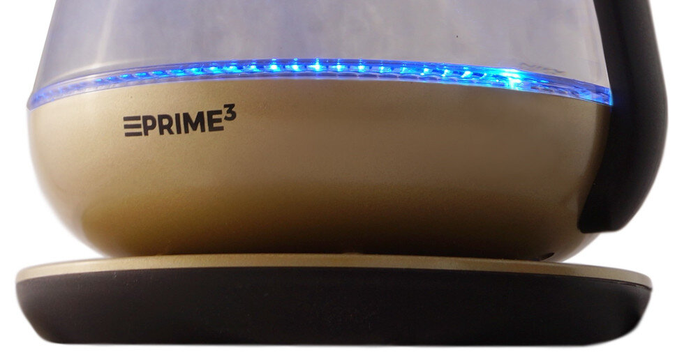 Czajnik PRIME3 SEK51GL wygodny uchwyt obrotowa podstawka płaskie dno ukryta grzałka łatwe czyszczenie