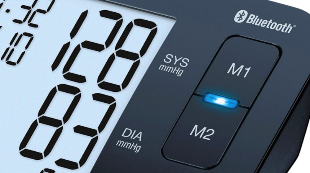 Ciśnieniomierz BEURER BM 54 moduł Bluetooth za pośrednictwem smartfona opcjonalna aplikacja Beurer HealthManager