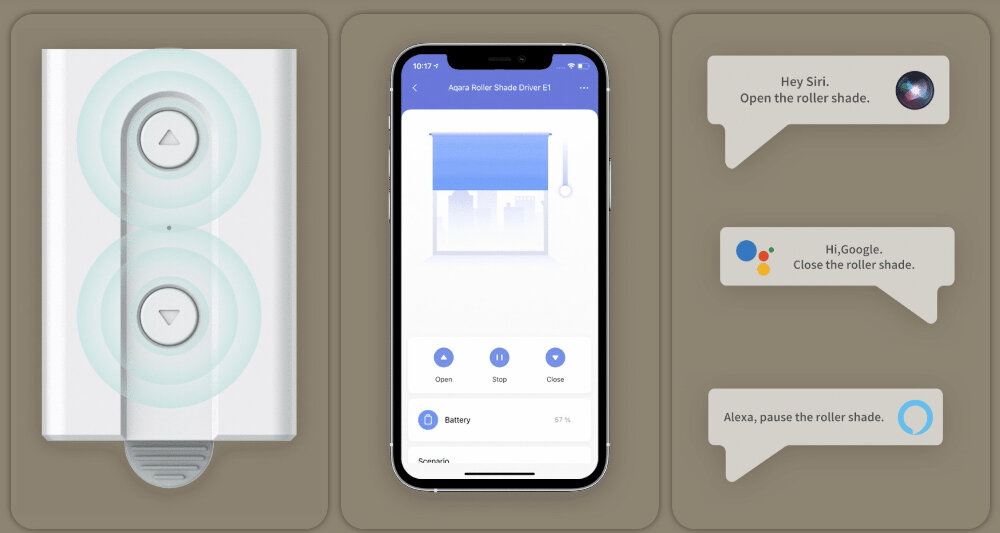 Silnik do rolet AQARA RSD-M01 protokol Zigbee 3.0 szybkie stabilne energooszczedne rozwiazanie stabilnosc kompatybilnosc z systemami Smart Home