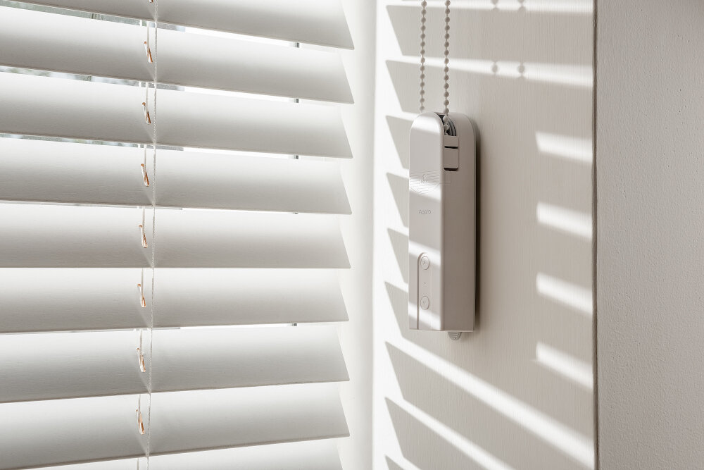 Silnik do rolet AQARA RSD-M01 ustawienie preferowanego stopnia otwarcia i zamkniecia rolet dostosowanie ilosci wpadajacego swiatla