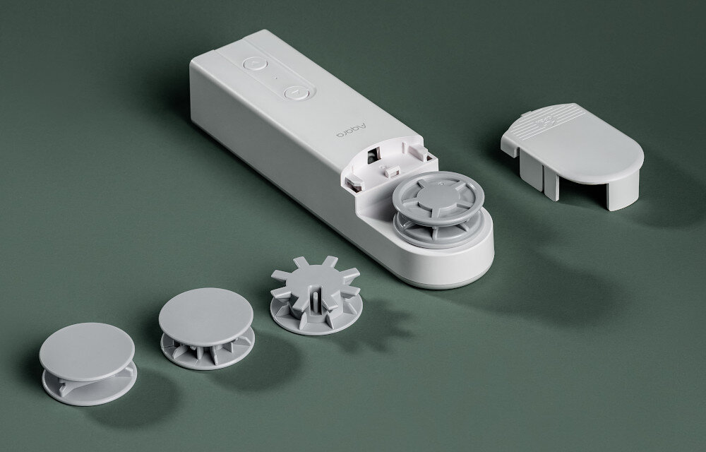 Silnik do rolet AQARA RSD-M01 do rolet z mechanizmem lancuszkowm cztery adaptery plena kompatybilnosc wygodne uzytkowanie