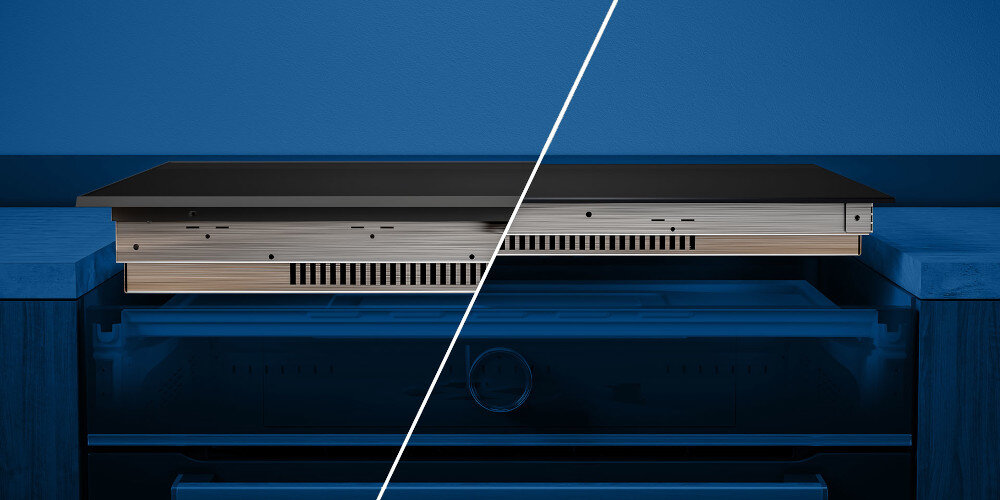 Płyta indukcyjna BEKO HII64720SUF2T Grubość płyty Slim wysokość montaż instalacja cienki blat