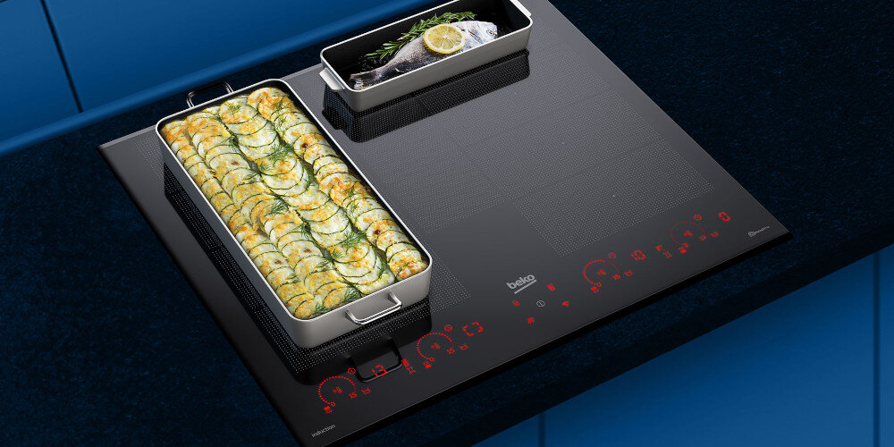 PŁYTA BEKO HII64720SUF2T BPRO 500 IndyFlex połącz pola łączenie jedno duże pola