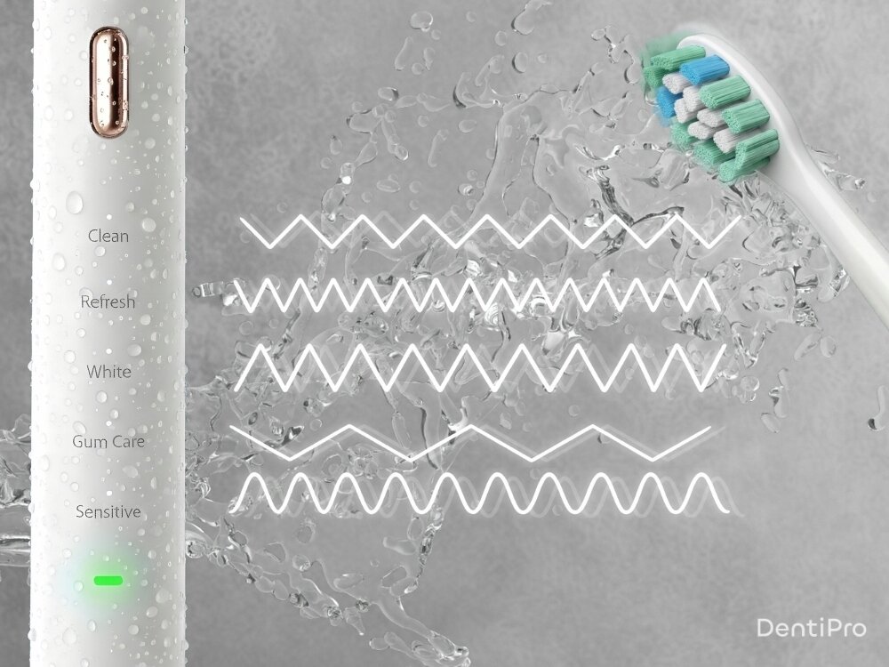 Szczoteczka soniczna ALPHA DentiPro STB-05 Biały