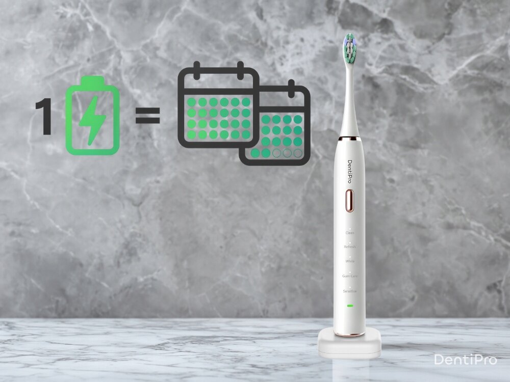 Szczoteczka soniczna ALPHA DentiPro STB-05 Biały