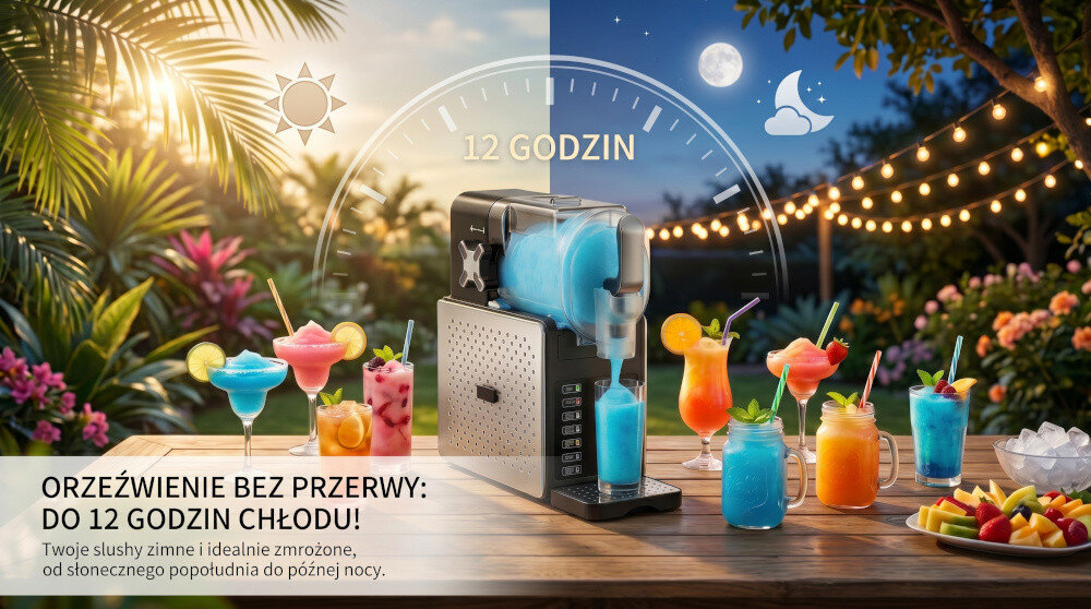 Maszynka do slushy i lodów granitor GÖTZE & JENSEN GR700S dotykowy panel sterowania regulacja konsystencji