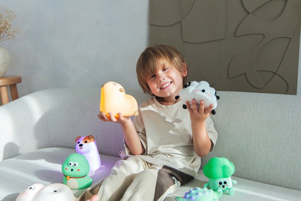 Lampka nocna INNOGIO GIO Owca GIO-159 Miękkie światło  w kształcie słodkiej owieczki