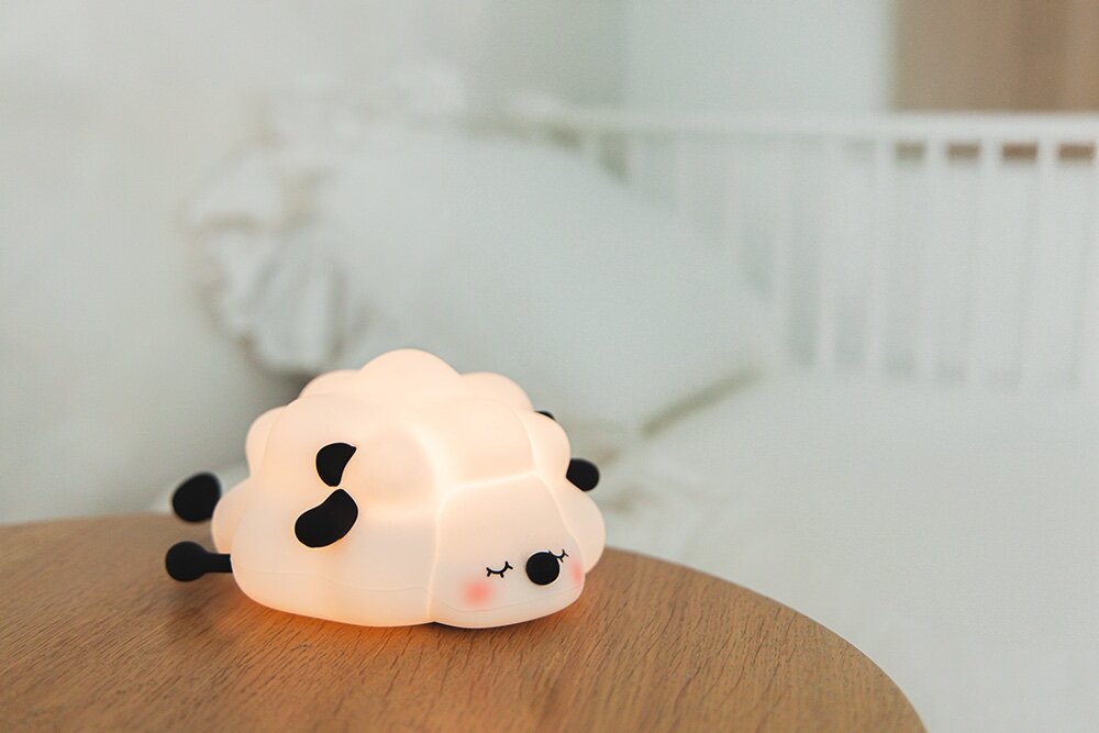 Lampka nocna INNOGIO GIO Owca GIO-159 Dotykowe sterowanie 3 poziomy ciepła białego światła timer czas 