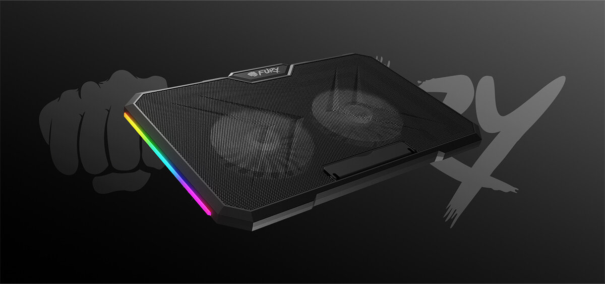 FURY Gunbai G3 - baner z podkładką na ciemnym tle