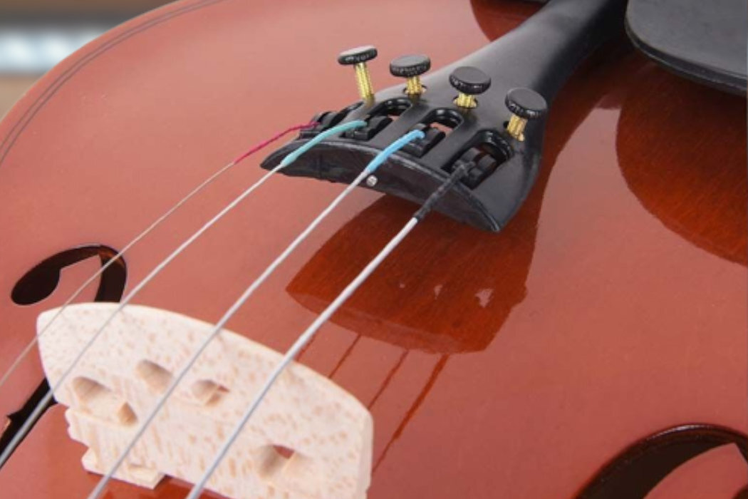 Skrzypce NN 3/4 Ciemne drewno wyposażenie smyczek klafonia futerał nauka początkujący profesjonalny wytrzymałe klasyczne