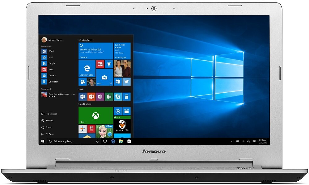 Laptop LENOVO Z51-70 - Wydajny procesor
