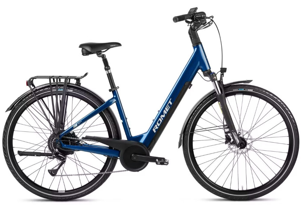 Rower elektryczny ROMET E-Modeco URB 1.0 U17 28 cali Granatowo-srebrny