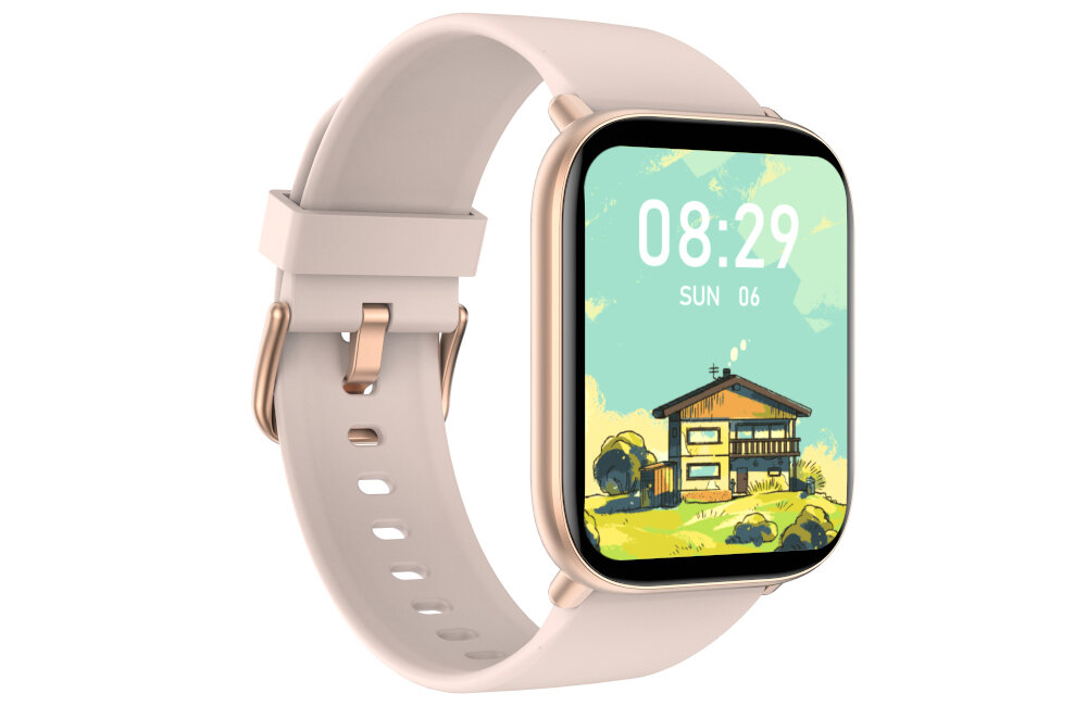 Smartwatch ORO-MED Oro Fit Pro Gt ekran bateria czujniki zdrowie sport pasek ładowanie pojemność rozdzielczość łączność sterowanie krew puls rozmowy smartfon aplikacja 