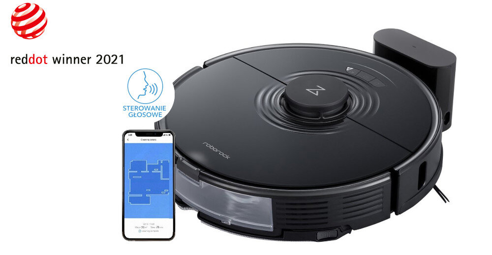 Robot sprzątający ROBOROCK S7 Czarny nagroda Reddot najlepszy produkt