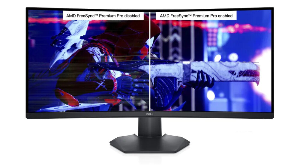 Monitor DELL S3422DWG 34 jasność czas reakcji matrycy częstotliwość