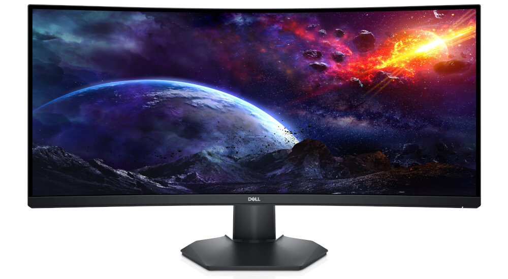 Monitor DELL S3422DWG 34 zakrzywiona płaszczyzna rozdzielczość zakrzywienie