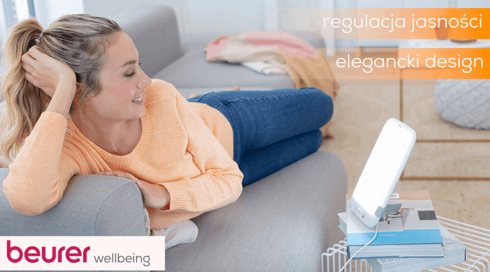 Lampa antydepresyjna BEURER TL 35 obsluga przyciski