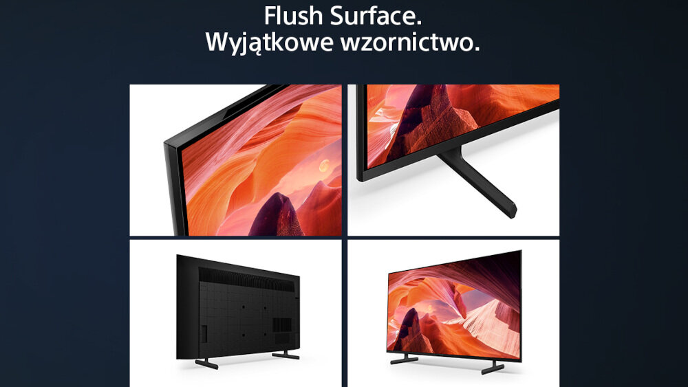 Telewizor SONY LED KD-X80L  - design