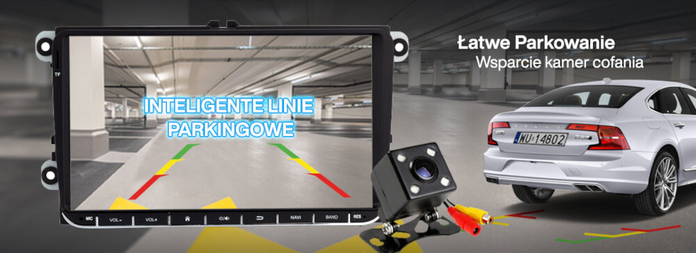 Radio samochodowe VORDON VW-910S  - parkowanie